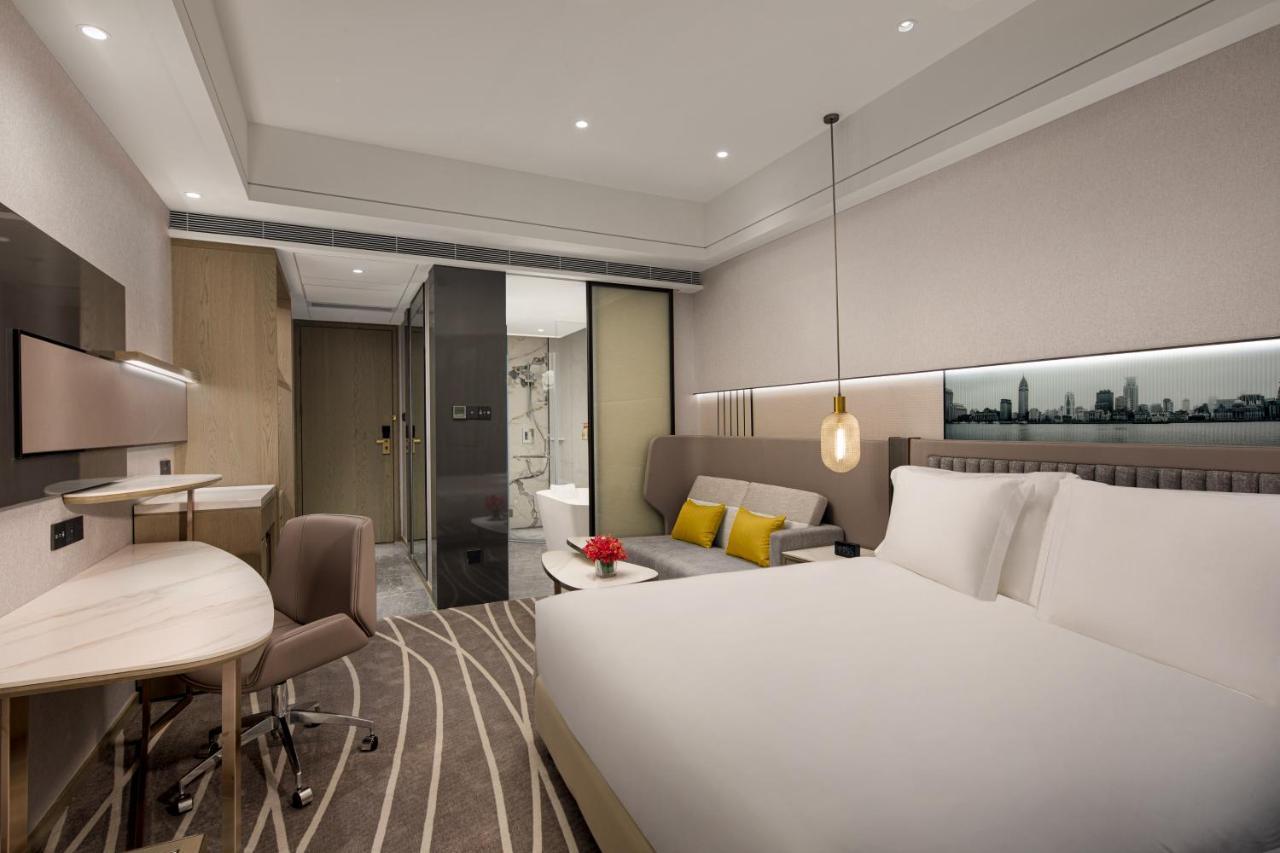 Crowne Plaza Shanghai Nanjing Road By Ihg Exteriör bild Deluxe Room